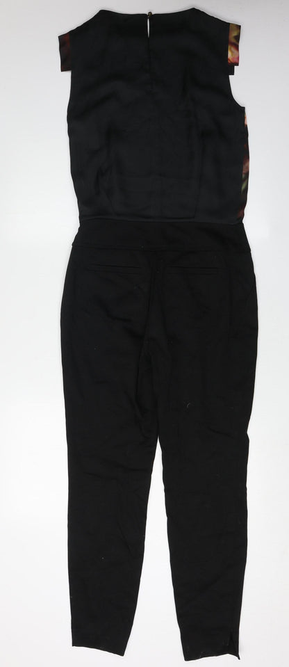 Ted Baker Women's Black Floral Jumpsuit, Size L