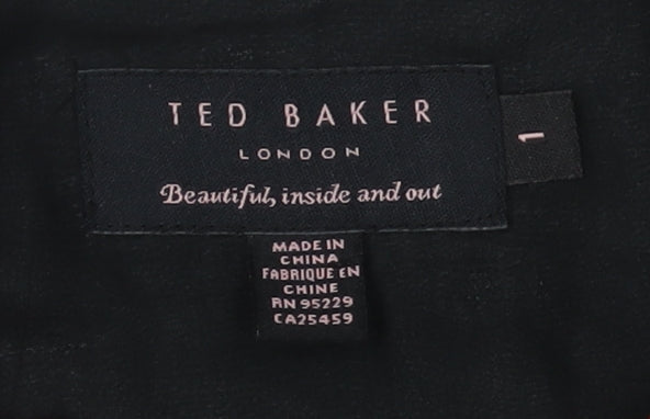 Ted Baker Women's Black Floral Jumpsuit, Size L