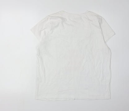 Womens UK Size L Disney White  T-Shirt