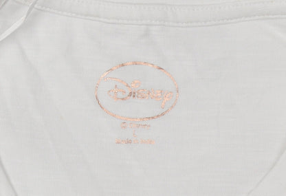 Womens UK Size L Disney White  T-Shirt