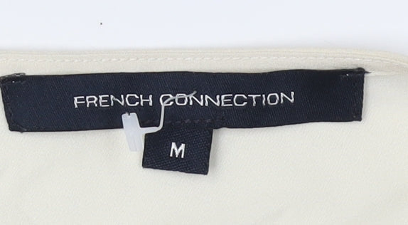 Womens UK Size M French Connection Beige Basic Blouse