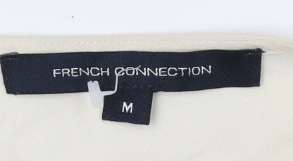 Womens UK Size M French Connection Beige Basic Blouse