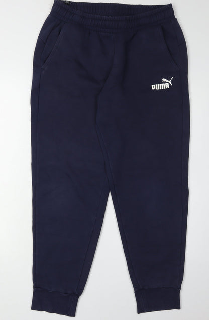 Puma Men’s Blue Jogger Trousers Size L