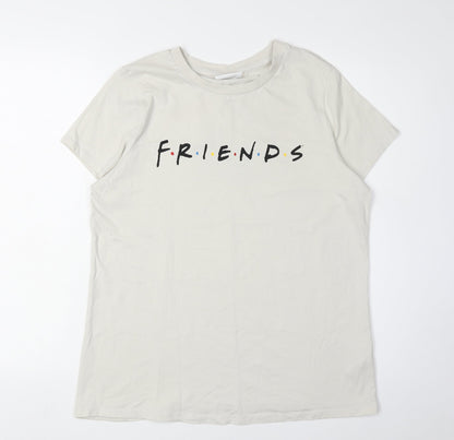 George Women's Beige Friends T-Shirt, Size 12