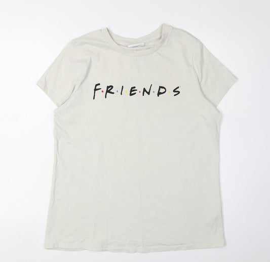 George Women's Beige Friends T-Shirt, Size 12