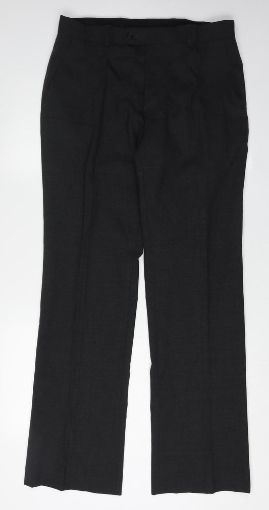 Karl Jackson Black Men's Trousers, Size 34, Excellent Condition