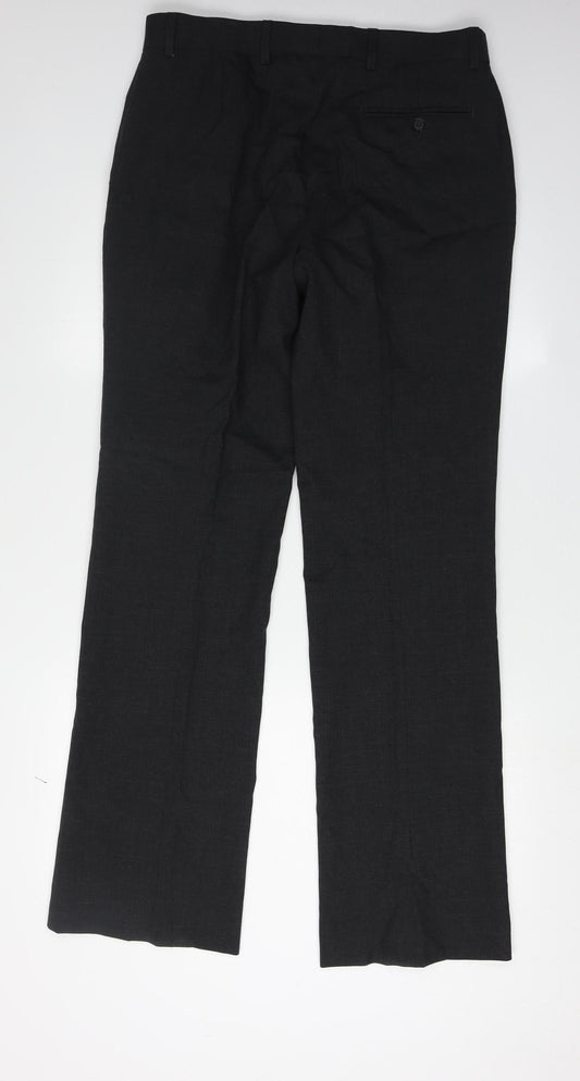 Karl Jackson Black Men's Trousers, Size 34, Excellent Condition