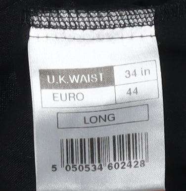Karl Jackson Black Men's Trousers, Size 34, Excellent Condition