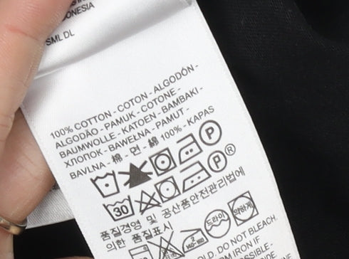 Levi's Men's Black M Cotton Crew Neck T-Shirt