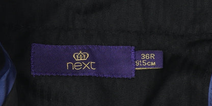 Next Men's Blue Trousers, Size 36, Wool Blend, Business Formal