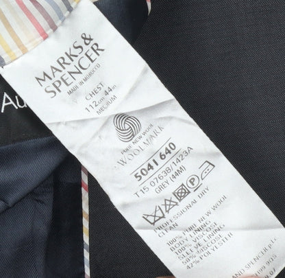 Mens UK Size 44 Marks and Spencer Regular Grey Suit Jacket