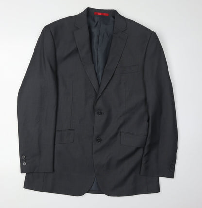 Mens UK Size 40 Burton Regular Grey Suit Jacket