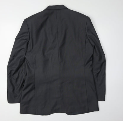Mens UK Size 40 Burton Regular Grey Suit Jacket