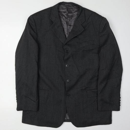 Mens UK Size 44 Hugo James Regular Grey Suit Jacket
