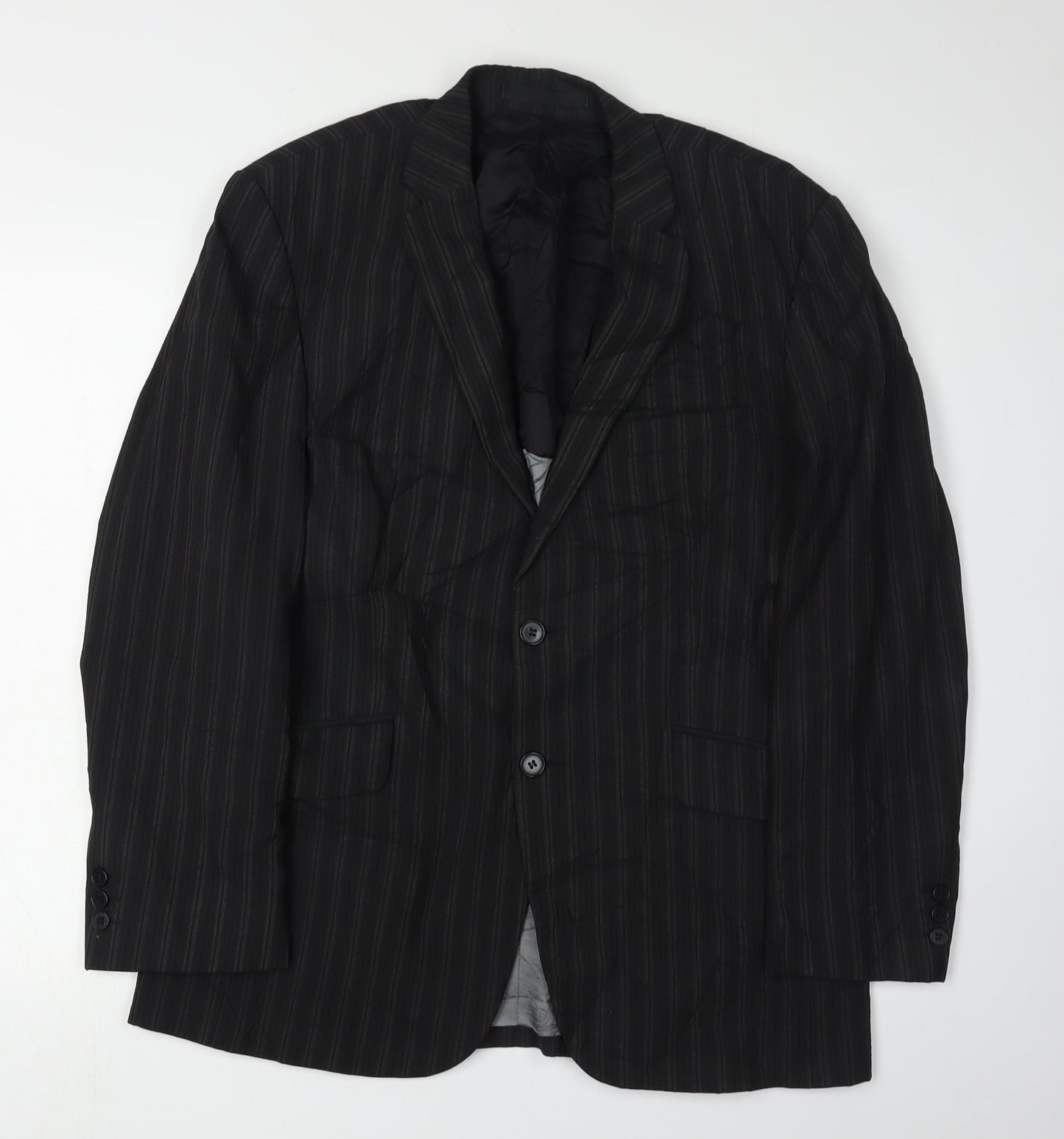 Mens UK Size 40 Karl Jackson Regular Black Suit Jacket