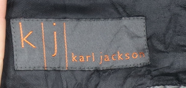 Mens UK Size 40 Karl Jackson Regular Black Suit Jacket