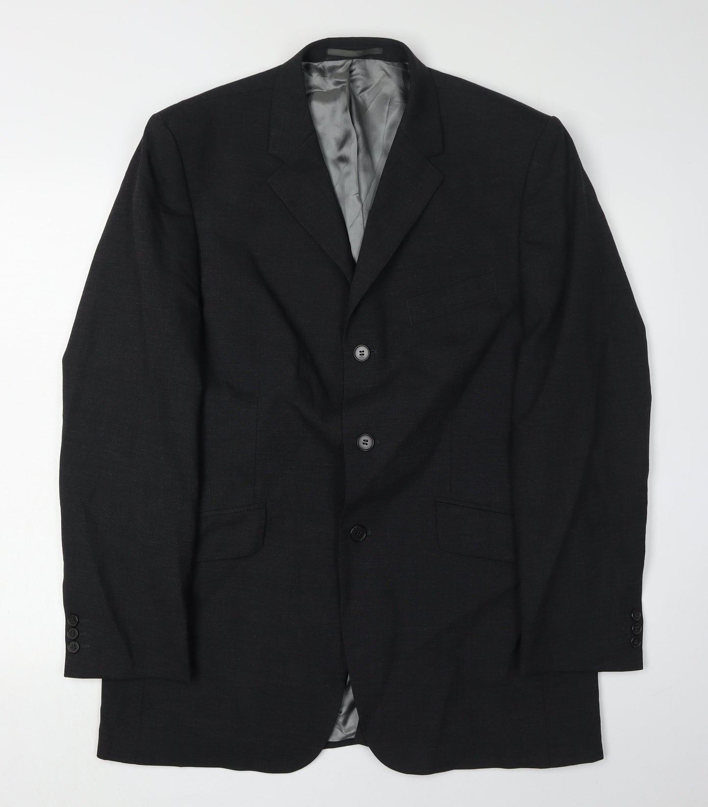 Mens UK Size 40 Karl Jackson Regular Black Suit Jacket