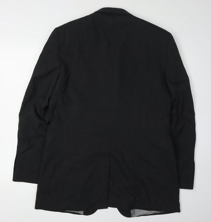 Mens UK Size 40 Karl Jackson Regular Black Suit Jacket