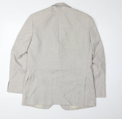 Mens UK Size 38 Gurteen Regular Beige Suit Jacket