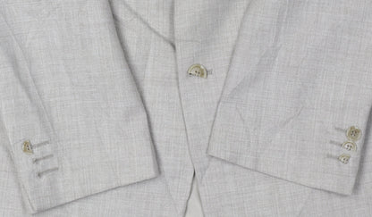 Mens UK Size 38 Gurteen Regular Beige Suit Jacket