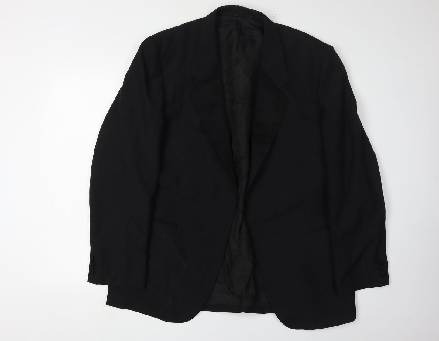Luis Fabre Men's Black Suit Jacket, Size 44R