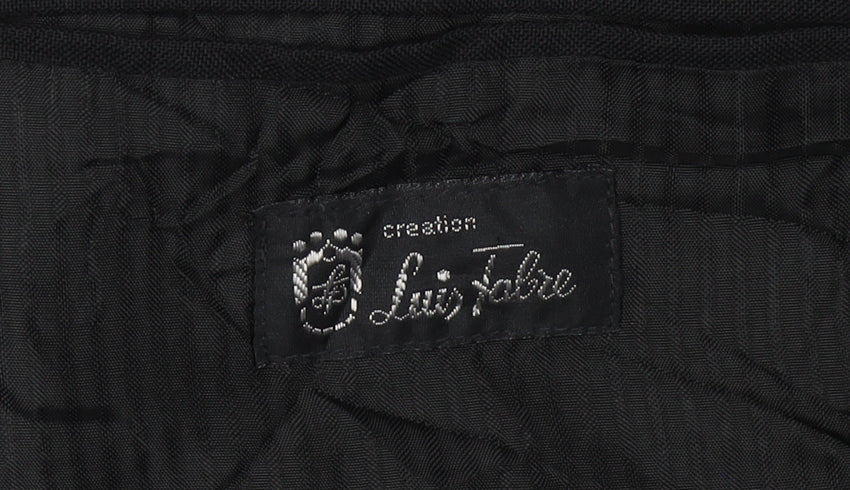 Luis Fabre Men's Black Suit Jacket, Size 44R