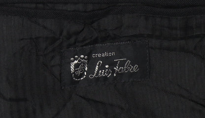 Luis Fabre Men's Black Suit Jacket, Size 44R
