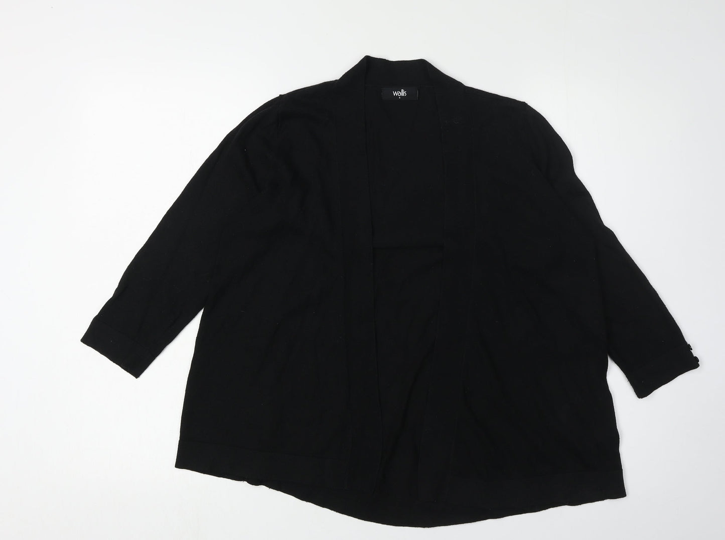 Womens UK Size S Wallis Black Cardigan Jumper
