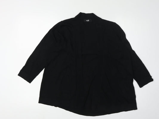 Womens UK Size S Wallis Black Cardigan Jumper