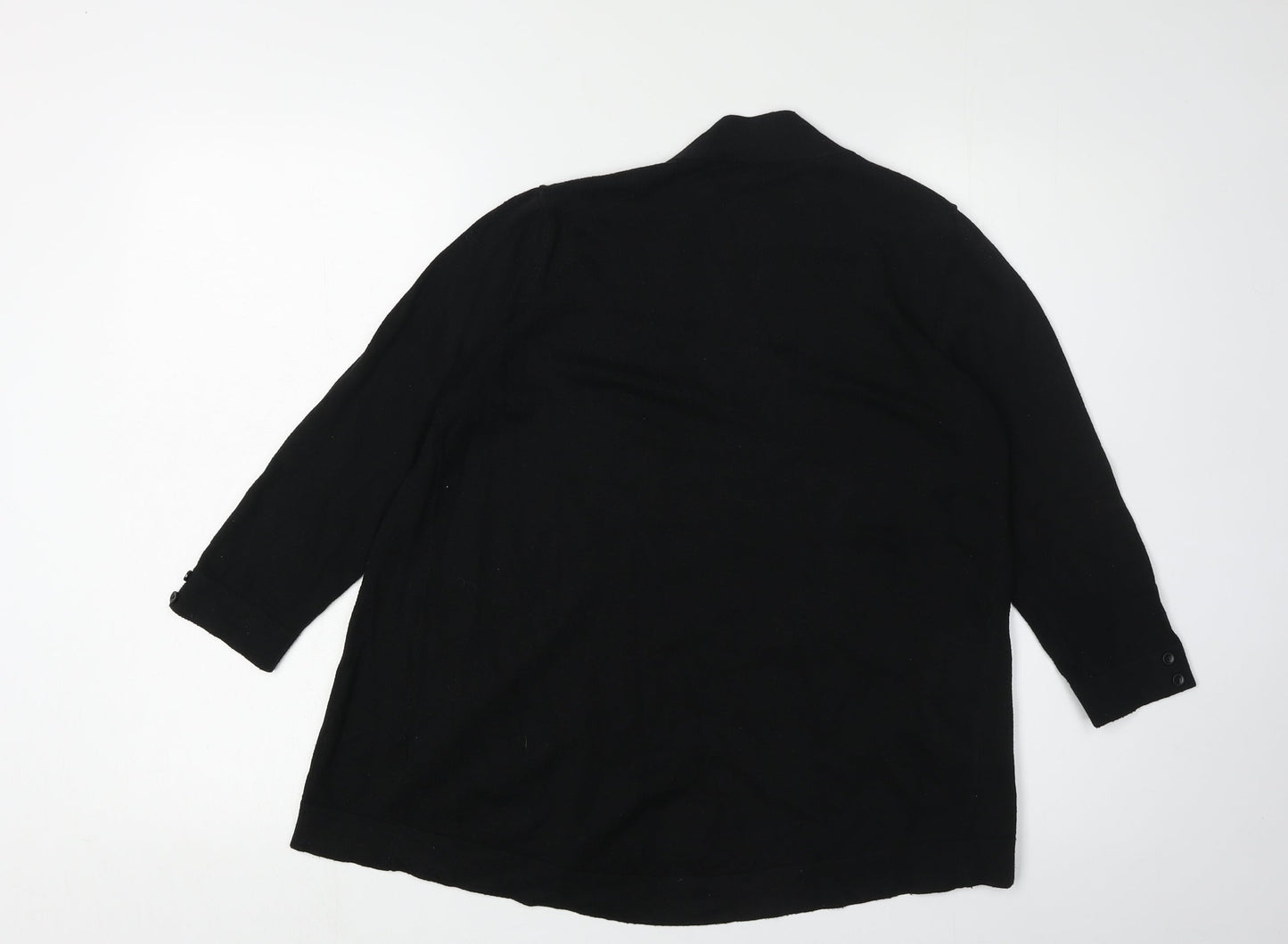 Womens UK Size S Wallis Black Cardigan Jumper