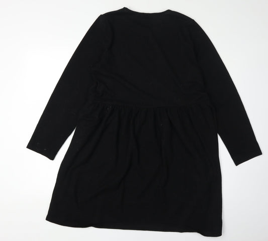 Noisy May Women's Black Dress M Long Sleeve Pullover