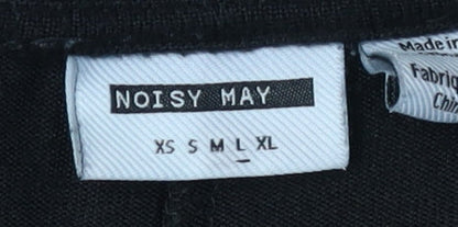 Noisy May Women's Black Dress M Long Sleeve Pullover