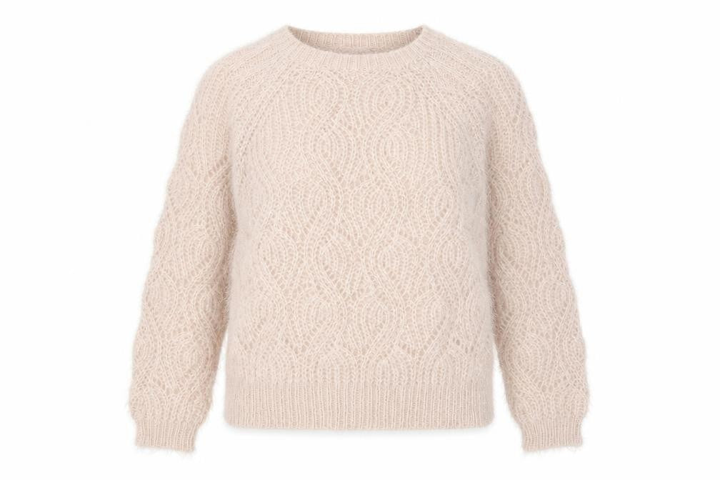 Womens UK Size 10 Red Herring Ivory Pullover Jumper