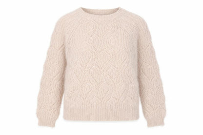 Womens UK Size 10 Red Herring Ivory Pullover Jumper