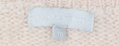 Womens UK Size 10 Red Herring Ivory Pullover Jumper