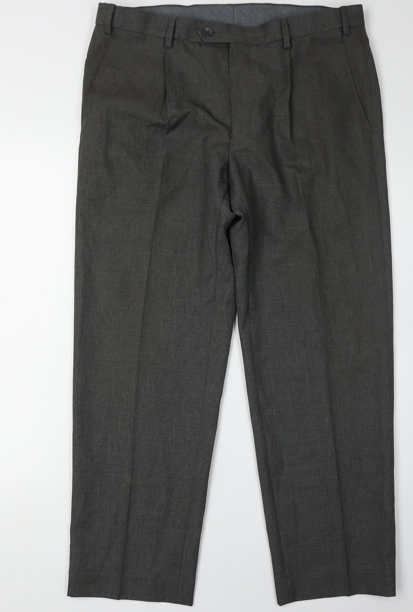 Marks and Spencer Men's Grey Trousers 36