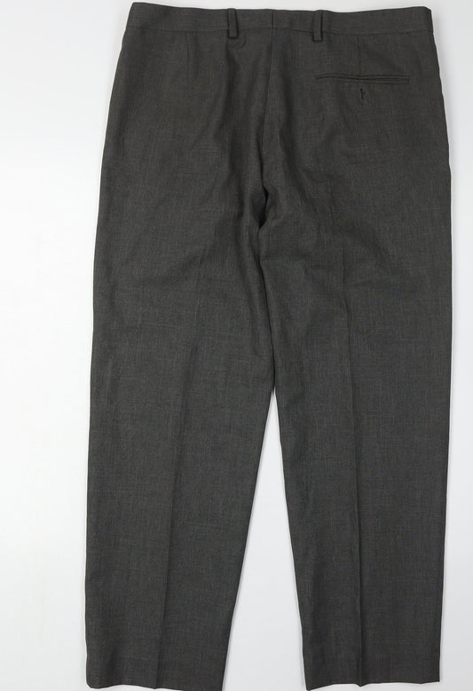Marks and Spencer Men's Grey Trousers 36