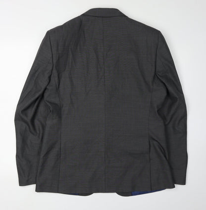 Mens UK Size 40 Marks and Spencer Regular Grey Suit Jacket