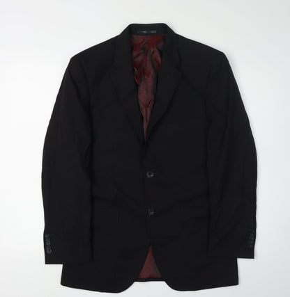 Mens UK Size 36 T.M.Lewin Regular Black Suit Jacket