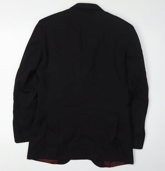 Mens UK Size 36 T.M.Lewin Regular Black Suit Jacket