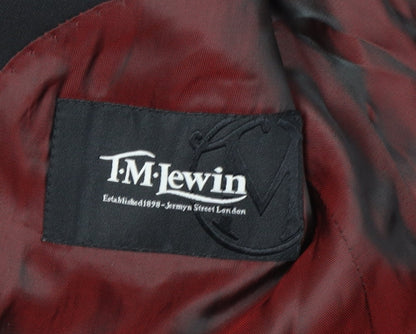 Mens UK Size 36 T.M.Lewin Regular Black Suit Jacket