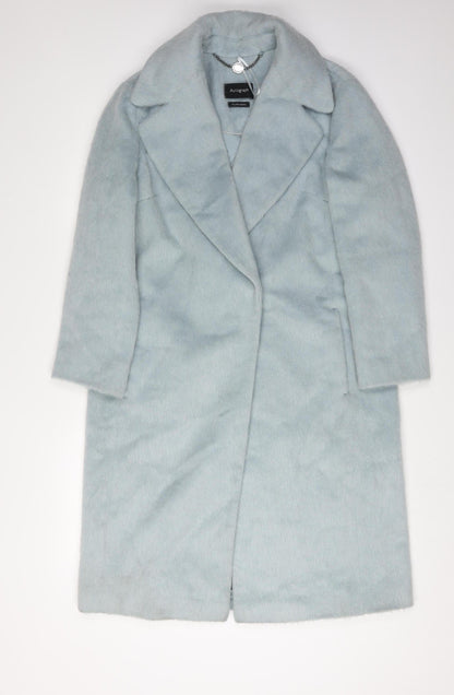 Womens UK Size 8 Marks and Spencer Blue Overcoat