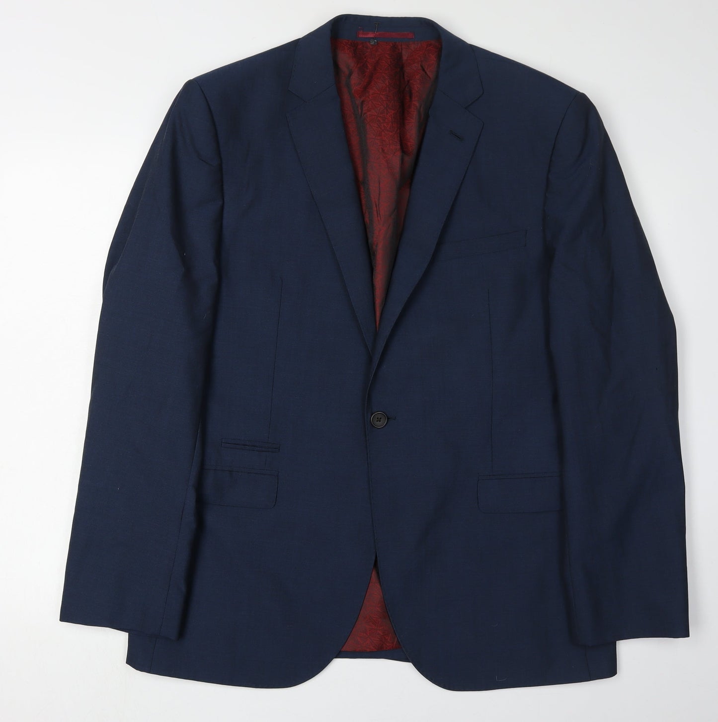 Mens UK Size 42 NEXT Regular Blue Suit Jacket
