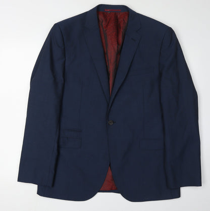 Mens UK Size 42 NEXT Regular Blue Suit Jacket