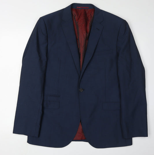 Mens UK Size 42 NEXT Regular Blue Suit Jacket