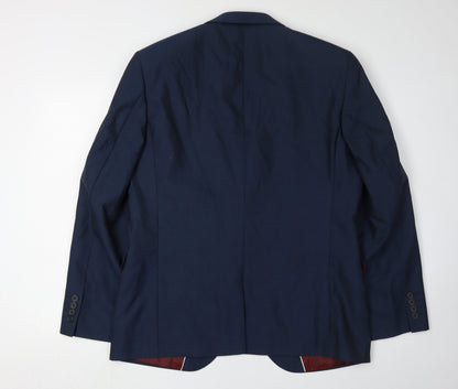 Mens UK Size 42 NEXT Regular Blue Suit Jacket