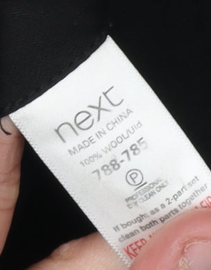 Next Men's Blue Dress Pants 34R - Formal Straight Trousers