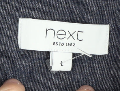 Next Men's Multicoloured Plaid Button-Up Shirt