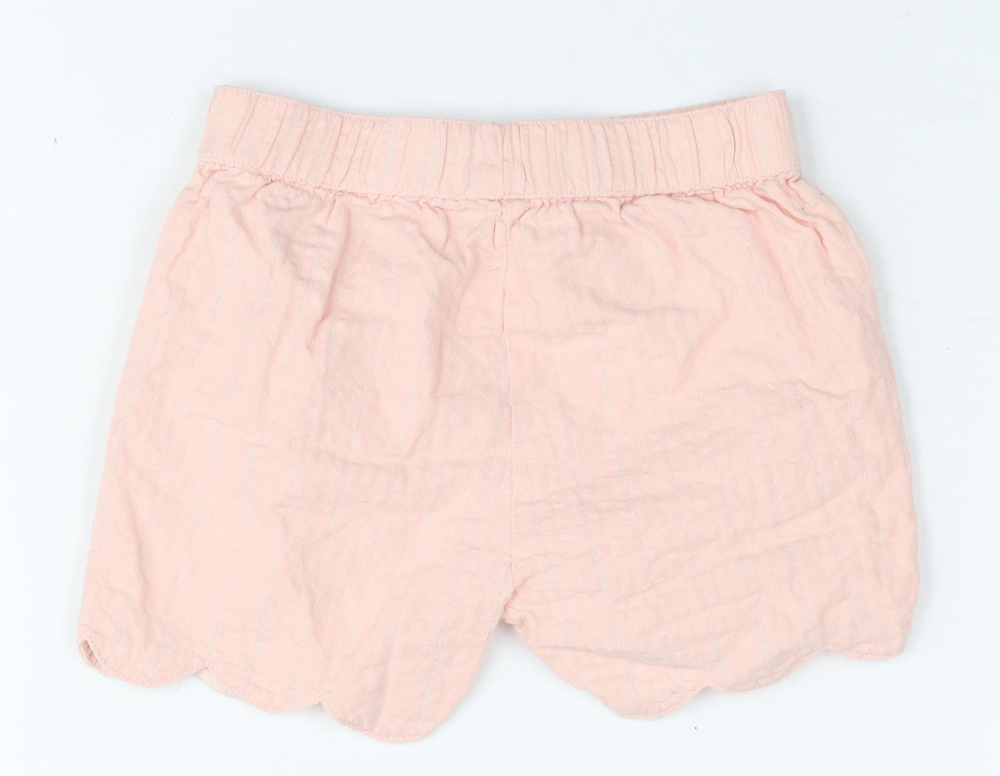 Mothercare Pink Baby Shorts, Unisex 6-9 Months, Cotton Blend, Elastic Waist