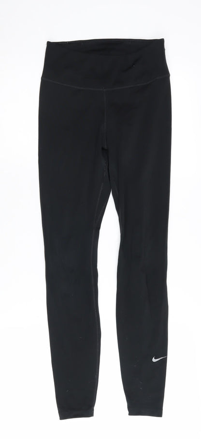 Nike Women's Black XS Leggings - Moisture Wicking, Stretch